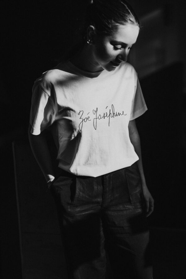 T-shirt blanc Zoé Joséphine – Image 2